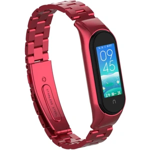Xiaomi Mi Band 5 Mi Band 6 Tme Çelik Steel Kordon Kayış