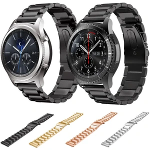 Samsung Gear S3 Frontier & Classic Metal Tme Kordon Kayış Steel
