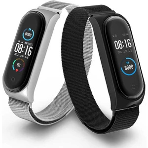 Xiaomi Mi Band 5 Mi Band 6 Tme Metal Hasır Kordon Kayış