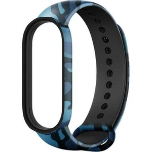 Xiaomi Mi Band 5 Mi Band 6 Mi Band 7 Tme Kordon Kayış Kamuflaj Desen