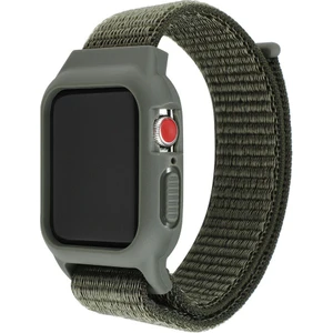 Apple Watch Uyumlu 1 2 3 4 5 42MM 44MM Zırhlı Loop Örgü Kılıf Tme Kordon