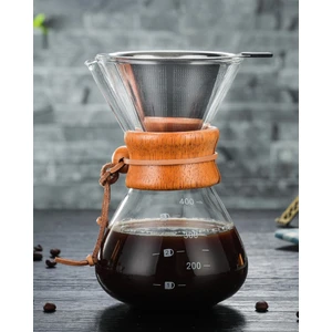 Campout Filtre Kahve Cam Set 400 ml