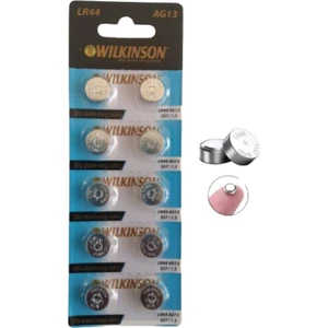 Oyuncak Pili AG13 LR44 SR44 A76 1.5V Alkalin Pil Wılkınson 10 Lu 1 Paket