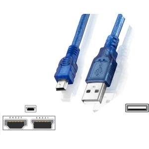5 Pin Mini USB 2.0 Mp3 Mp4 Kamera Gps 5pin T-Port V3 Ps3 Oyun Konsol Kolu  Veri Şarj Kablo