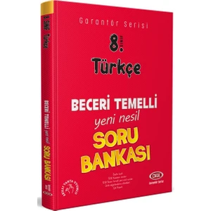 Data Yayınları 8. Sınıf Türkçe Beceri Temelli Soru Bankası (Garantör Serisi) - D