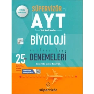 Süpervizör Yayınları Süpervizör AYT Biyoloji 25’li Deneme
