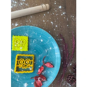 Süngerbob Kurabiye Kalıbı Kare Pantolon Kurabiye Kalıbı Spongebob Kurabiye Kalıbı