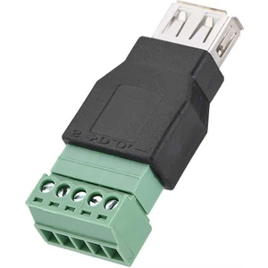 USB Dişi - 5'li Klemens Çevirici / USB 2.0 To 5-Pin Terminal