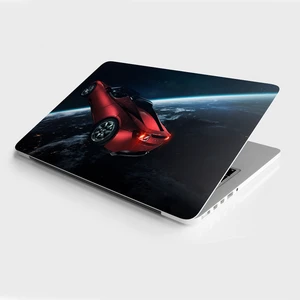 Echo Home Uzayda Uçan Tesla Temalı Laptop Pc Macbook Üzerine Kaplama