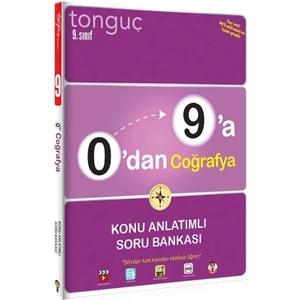 Anonim Yayıncılık Tonguç 0'dan 9'a Coğrafya Konu Anlatımlı Soru Bank