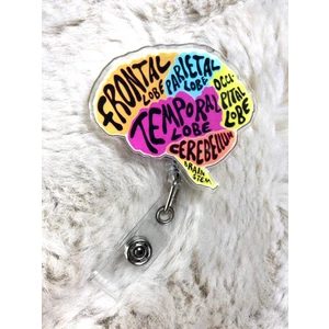 Renkli Beyin Kısımları Yoyo Kartlık