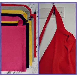 Fancyagnes el Yapımı Askılı Çamaşır Oyuncak Kirli Saklama Torbası 5 Renk 65*45 Cm