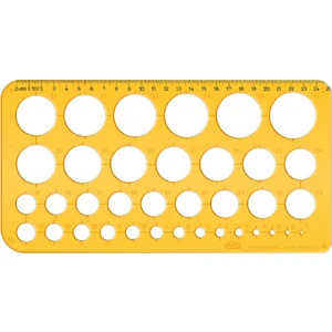 1-36 mm Büyük Daire Şablonu