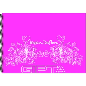 Pp Kapak Spiralli 17X24-25 Yaprak Resim Defteri