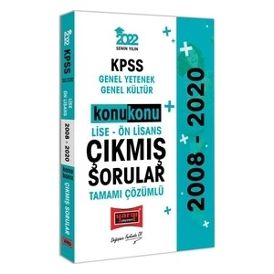 Yargı Yayınevi 2022 KPSS Genel Yetenek Genel Kültür Lise Ön Lisans Konu Konu Tamamı Çözümlü Çıkmış Sorular