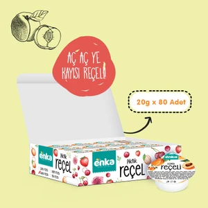 Enka Süt Gurme Kayısı Reçeli 20 gr x 80 adet