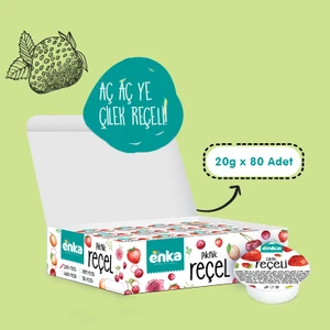 Enka Süt Gurme Çilek Reçeli 20 gr x 80 adet