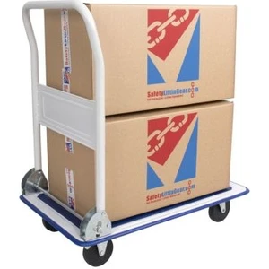 Germany Malzeme Koli Yük Paket Taşıma El Arabası 175 kg Kapasiteli Katlanır Tablalı