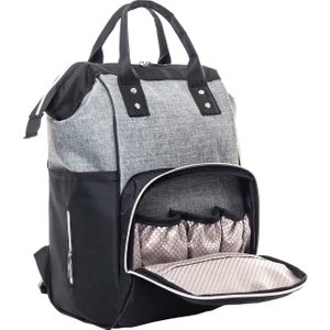 Tangmoda Gri Erkek Bebek Bakım Çantası Termos Bölmeli Bebek Bezi Taşıma Çantası