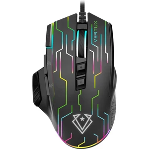 Kryptonite Siyah - Oyuncu Mouse Üstün Hızlı Performanslı Kablolu 10.000 Dpı LED
