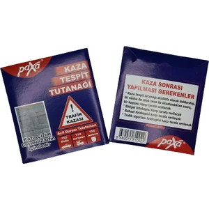 Kaza Tespit Tutanağı