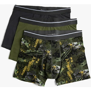 Pamuklu Basic 3'lü Boxer Seti