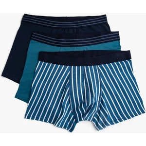 Pamuklu Basic 3'lü Boxer Seti