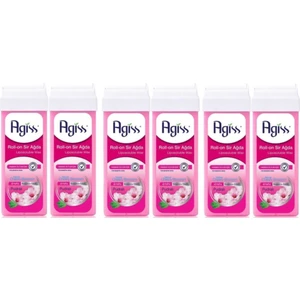 s Aşpa Agıss Roll-On Pudralı Hassas CILT.100 ml 6 Lı Paket