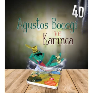 Sihirli Hikayeler 4D Canlanan Kitap - Ağustos Böceği ve Karınca