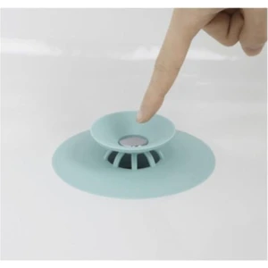 Süzgeçli Silikon Lavabo ve Küvet Tıkacı Tıpası