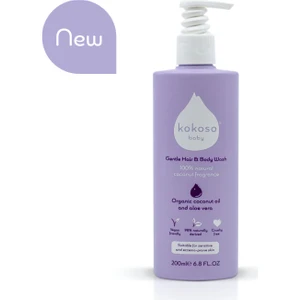 Kokoso Baby Saç ve Vücut Şampuanı - Hindistan Cevizi Kokulu 200 ml