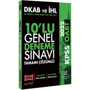 Yargı Yayınevi 2022 ÖABT Din Kültürü ve Ahlak Bilgisi Imam Hatip Lisesi Tamamı Çözümlü 10'lu Genel Deneme Sınavı