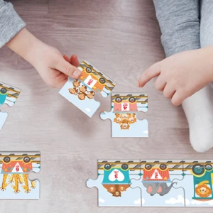 Arnas Toys 5234 Learning Numbers Tren Puzzle 10 Parça Sayılar Karton Puzzle