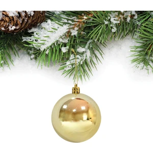Yılbaşı Çam Ağacı Süsü Altın Top 6 cm 6'lı