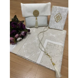 Ayhanhome Şantuk Çantalı Hediyelik Çeyizlik 4’lü Seccade Seti