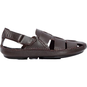Tamer Tanca Erkek Derı Sandalet Sandalet 573 2052 Erk Sndlt Y21