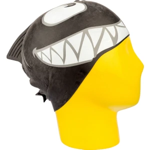 Özel Baskılı Bone Köpekbalığı Siyah Black Piranha