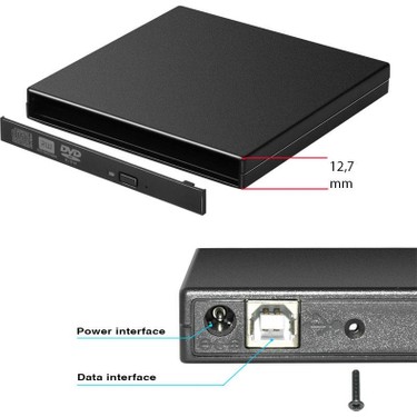 Keepro USB 2.0 Ide 12.7mm Harici DVD Rw/cd-Rom Boş Kutu Fiyatı