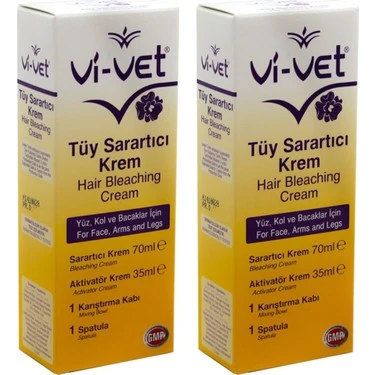 Vi-Vet Tüy Sarartıcı Krem 70ML + 35 ml x 2