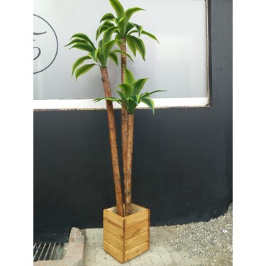 Árbol de yuca artificial de bambú, 3 troncos, tejido húmedo, 1,80 m de altura, precio