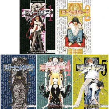 Death Note 1 - Death Note 2 - Death Note 3 - Death Note 4 - Kitabı