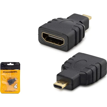 Hadron HDMI Dişi To HDMI Mıcro Erkek Çevirici Hadron