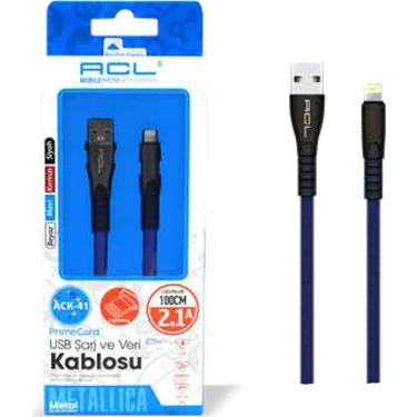 Acl USB Lightning Sarj Data Kablosu Ack-41