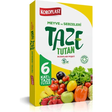 Koroplast Taze Tutan Buzdolabı Poşeti