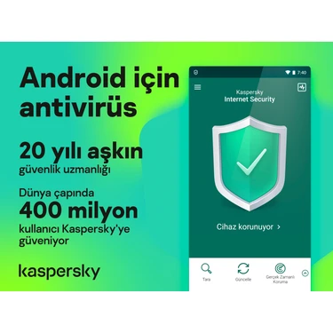 Kaspersky Android Security 3 Cihaz Dijital