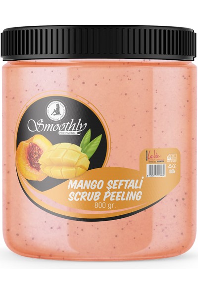 Smoothly Mango & Şeftali Aromalı Canlandırıcı & Yumuşatıcı El Ayak ve Vücut Bakım Peelingi 800GR