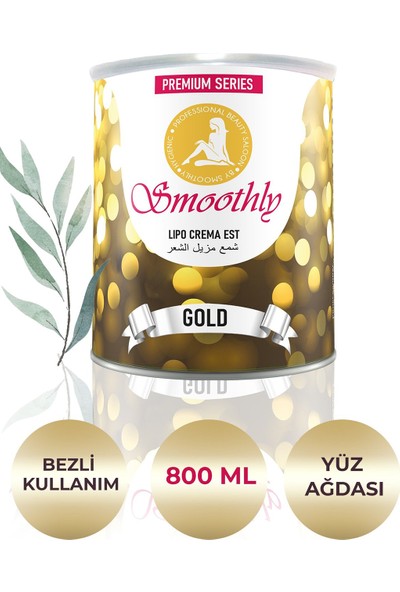 Smoothly Gold Konserve Ağda Premium Series 800G
