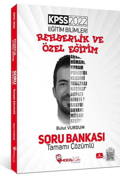 Hoca Kafası Yayınları 2022 KPSS Rehberlik ve Özel Eğitim Tamamı Çözümlü Soru Bankası