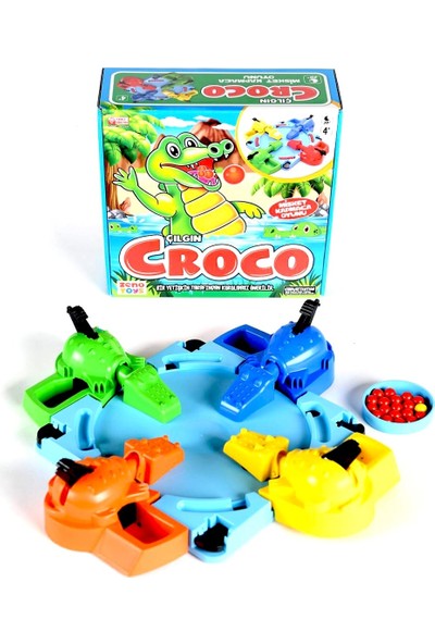 Zeno Toys Çılgın Croco Misket Kapmaca Oyunu