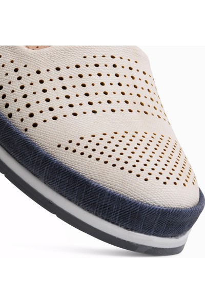 Eslemm Beyaz-Lacivert Kadın Günlük Ayakkabı